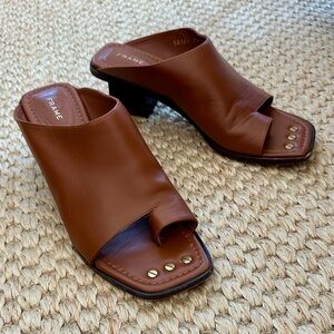 Frame Luggage Color Stack Heel Mule 9.5